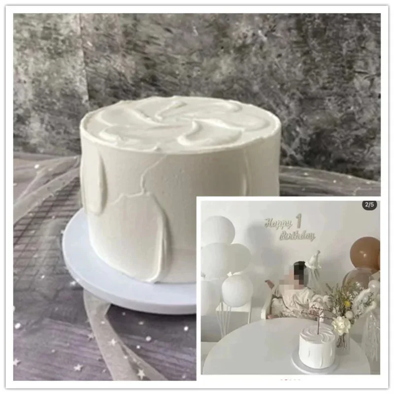 

New 6/8inch DIY Simulation Cake Model Embryo Birthday Fake Cake Birthday Cake Dessert Shop Simulation Window Display Prop Decor