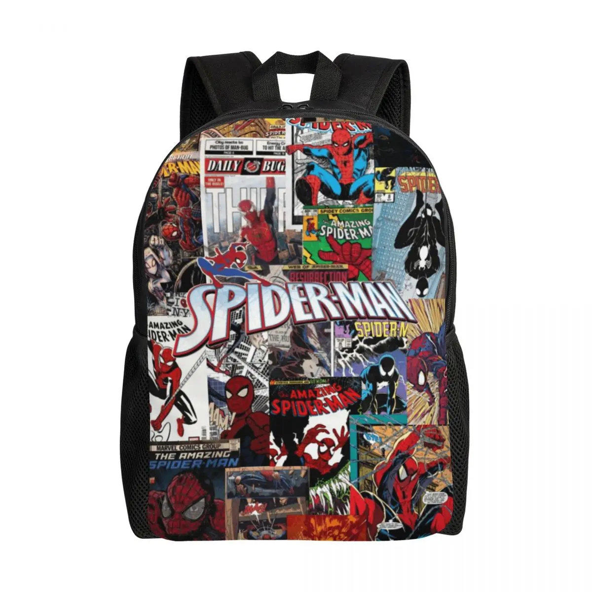 

Marvel Spider-Man Backpack, Women's Oxford Cloth Backpack, Men's School Bag, Travel Backpack, Laptop Backpack