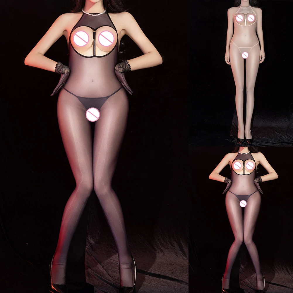 

Womens Eye Catching Jumpsuit Featuring a Stylish Hollow Design in Luxurious Shiny Fabric Perfect for Leisure Time
