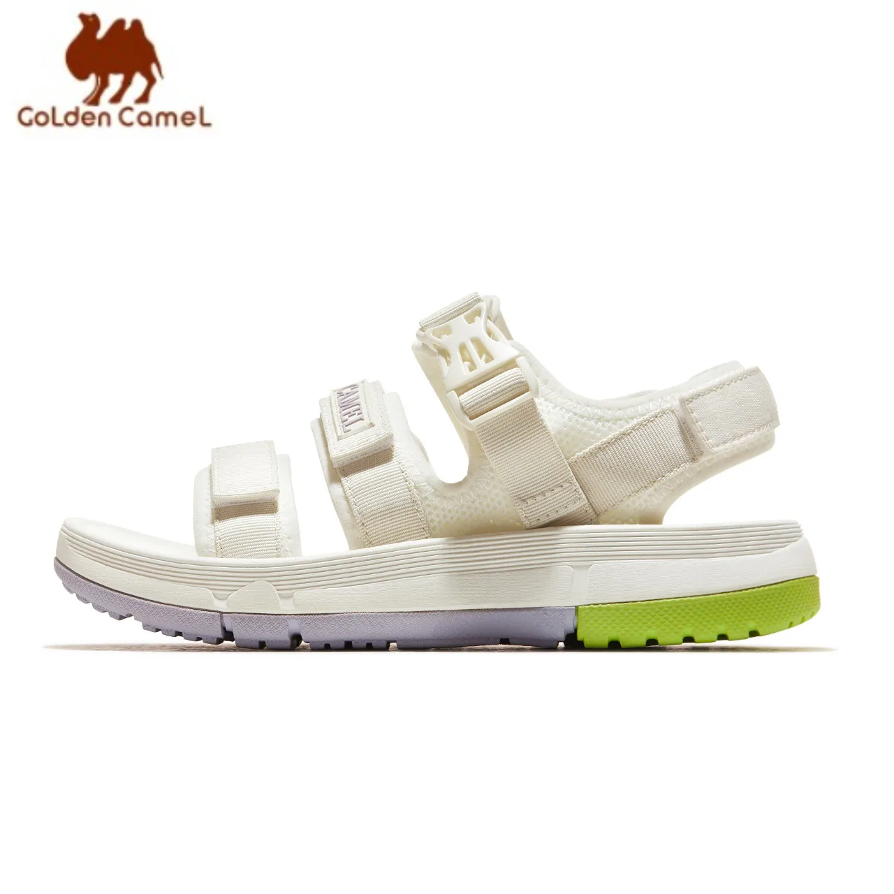 

GOLDEN CAMEL Women's Sports Sandals Summer 2023 New Slippers Non-slip Soft Bottom Velcro Beach Sandal Ladies Shoes for Women