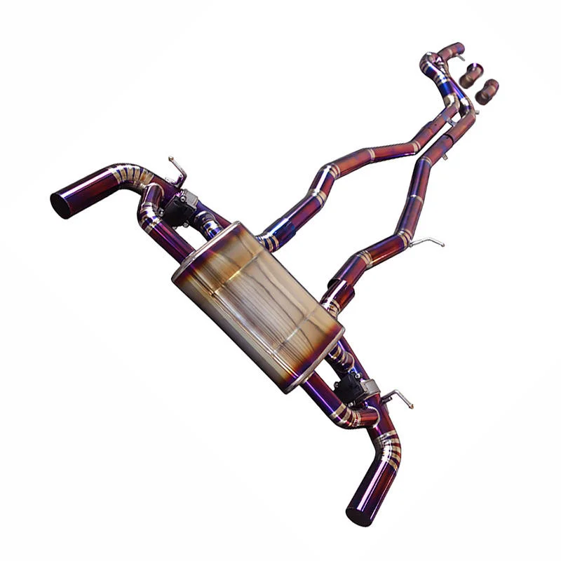 For Supra A90 Euro5/Euro6 2.0T 3.0T Alloy Exhaust  Valve Pipe Downpipe Motorsport System Mirror Polished