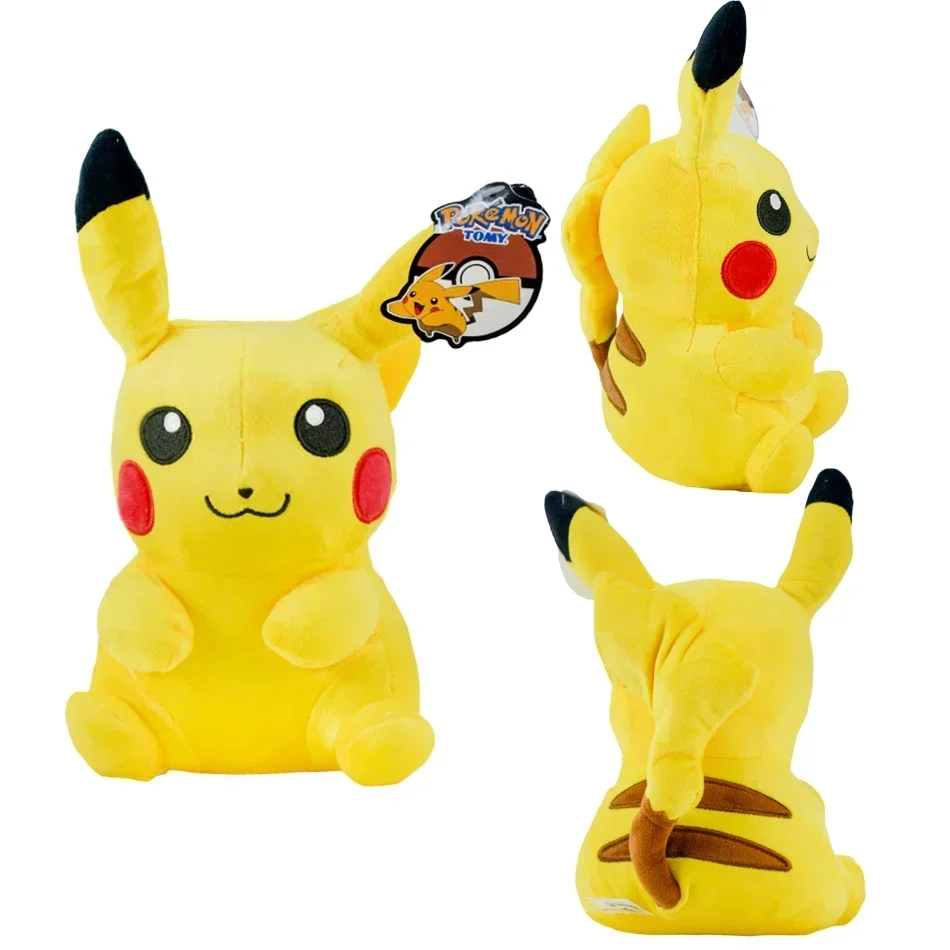 2025@@@@10PCS 20cm Pokemon Stuffed Plush Toys Kawaii Pikachu  Anime Doll Kids Birthday Kawaii Cute Soft Children Stuffed Plush