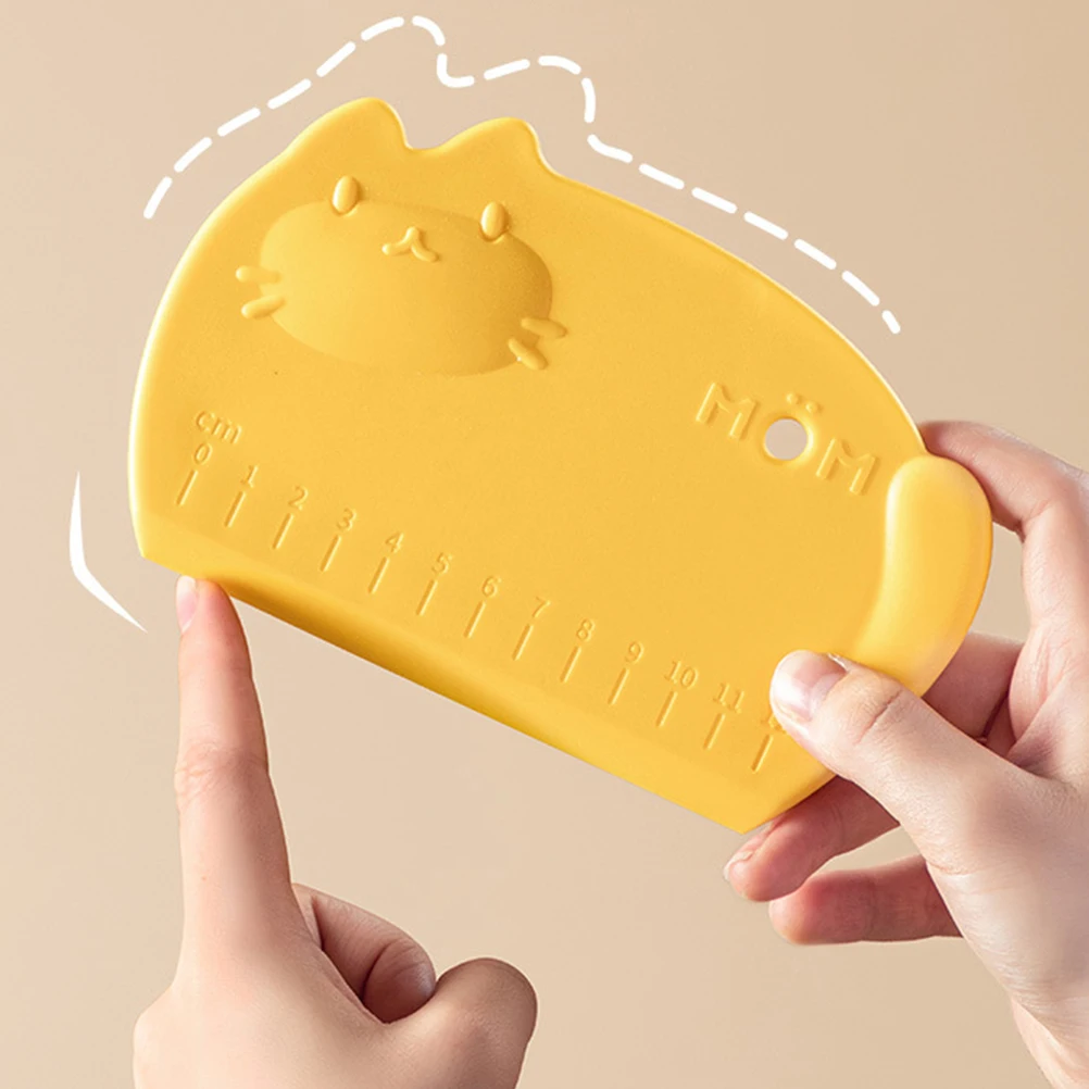 

2Pcs Silicone Baking Scraper Kitchen Tool for Dough Butter Cake Pizza Pastry Vegetable Scale NonStick Easy Clean