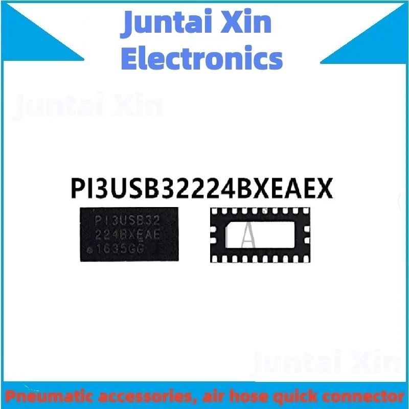 2PCS/LOT PI3USB32224BXEAE PI3USB32224 PI3USB32224B 3USB32224 PI3USB32 224BXEAE P13USB32 QFN24 Chipset
