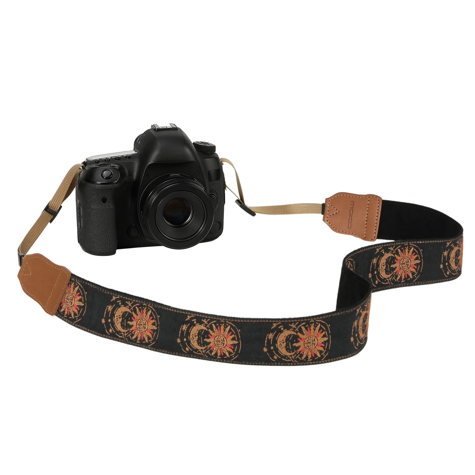Camera Strap,Cotton Vintage Embroidered Camera Strap,Adjustable Neck & Shoulder Straps for Video Camcorder,Binoculars for Fuji