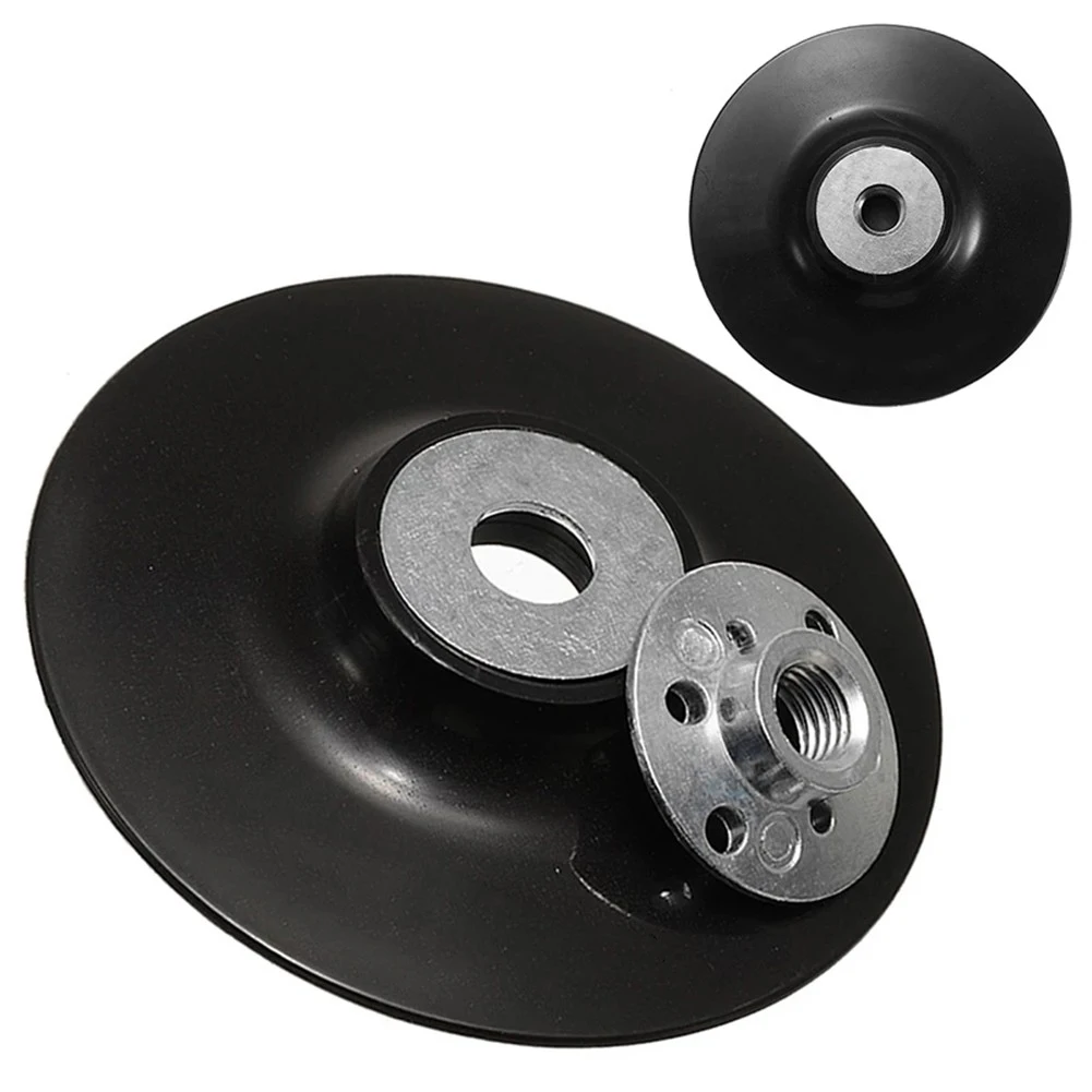150mm Diameter Backing Pad for M14 Thread with Lock Nut 6 Inch Compatible with Fibre Disc Sanders and For Angle Grinders