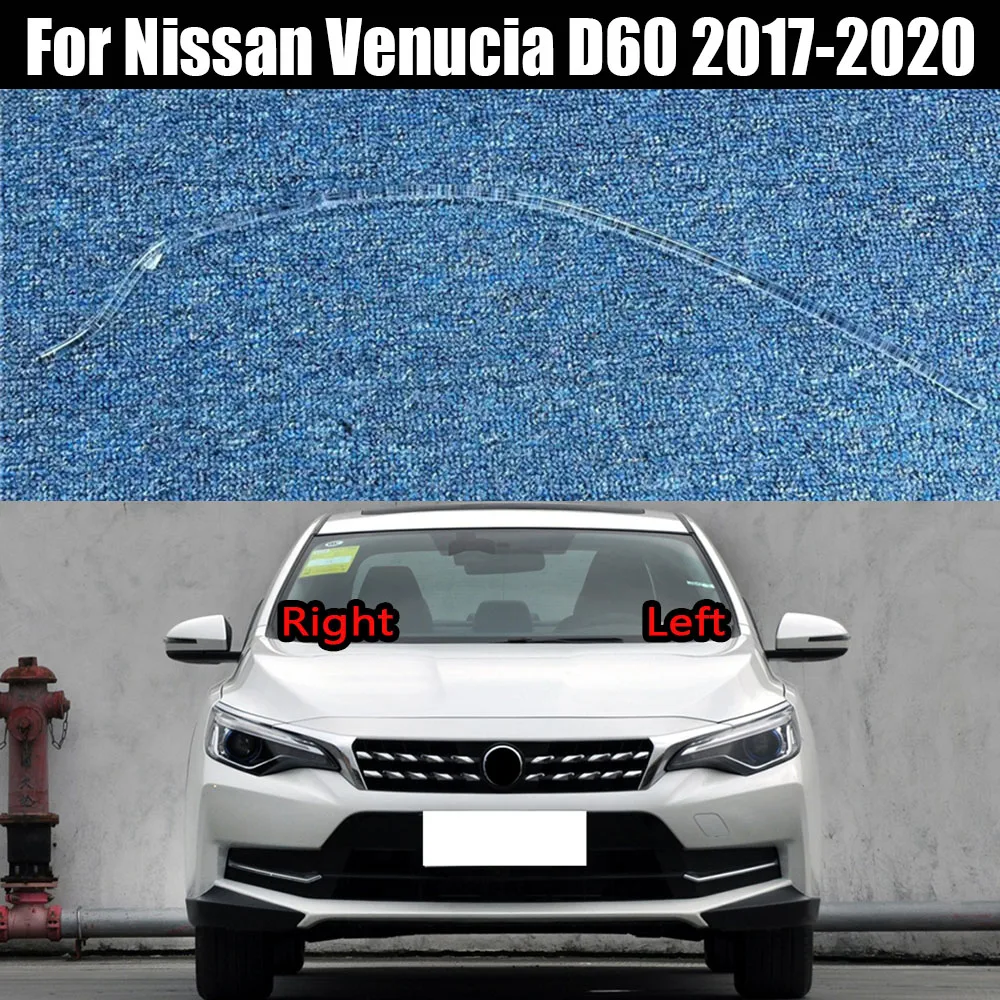 

For Nissan Venucia D60 2017 2018 2019 2020 Headlight Light Guide Strip Daytime Running Light Tube Daily Headlamp Emitting Tube