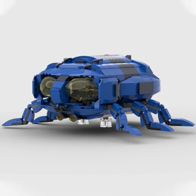 

560 шт. MOC супергерои синий жук жук динамический стиль DIY модель строительные блоки игрушки на день рождения подарок