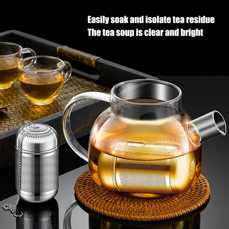 Tea Infuser Stainless Steel Fine Mesh Tea Filter Reusable Strainers & Filters For Brewing Making Steeping Daily Use Travel Home
