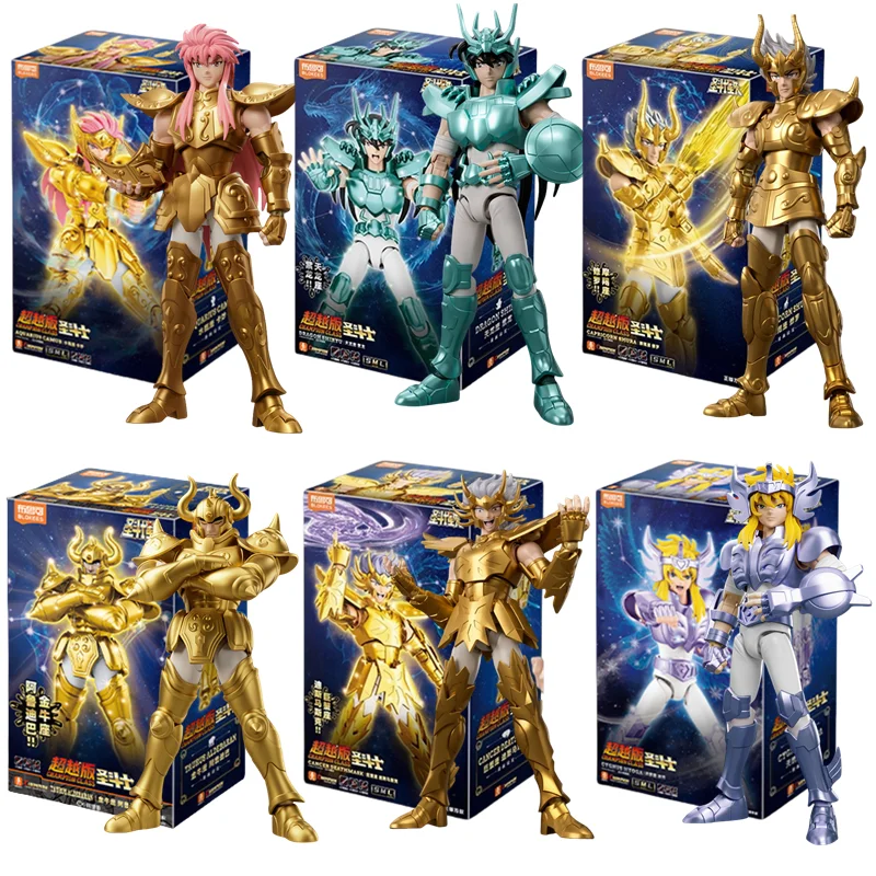 Saint Seiya Action Figure Saint Seiya-Milo ประกอบตุ๊กตา Saint Seiya-Mu Saint Seiya-Aiolia Limited รุ่นของเล่นของขวัญ