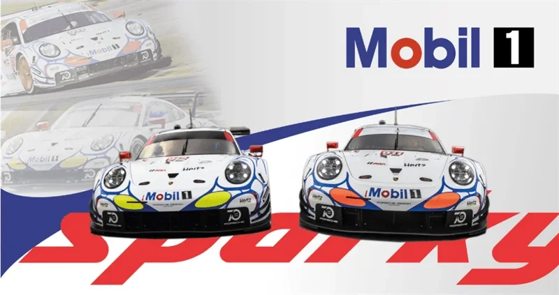 

Sparky 1:64 911 RSR GT Team #911 & #912 set-маленькая модель автомобиля, литая под давлением LE Mans 2018