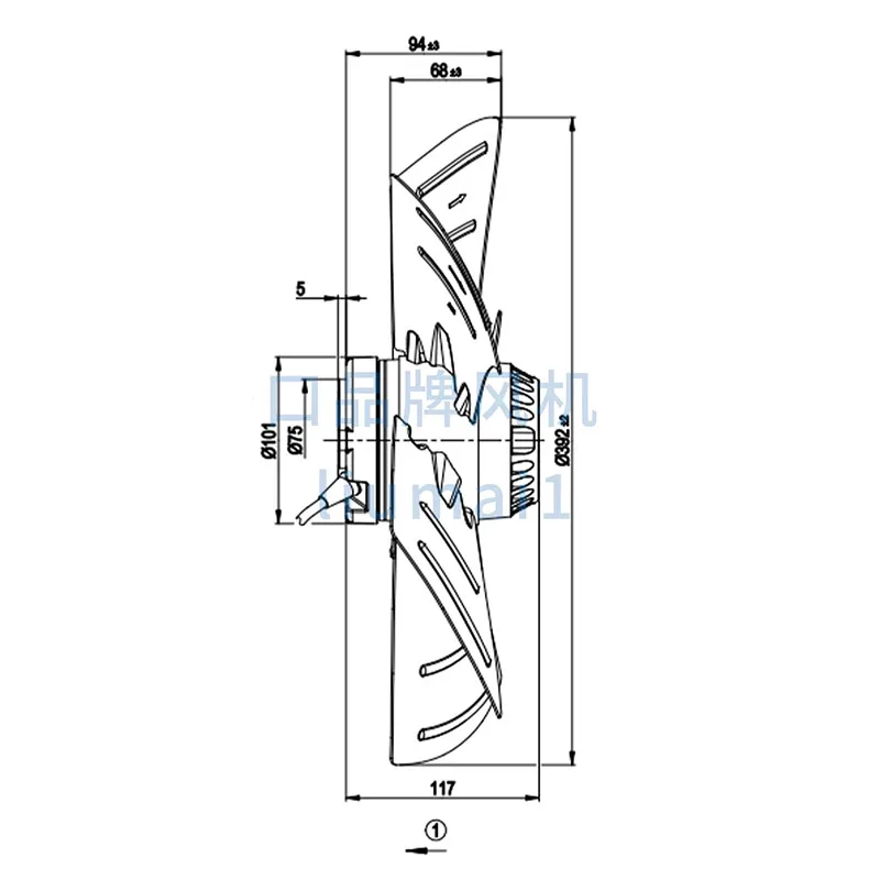 Original 100% Working A4E400-AP02-01 Cooling axial fan