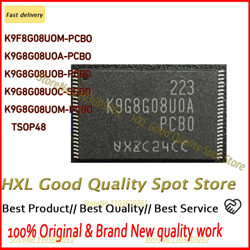 

K9F8G08UOM-PCBO K9F8G08UOM K9G8G08UOA-PCBO K9G8G08UOA K9G8G08UOB-PCBO K9G8G08UOB K9G8G08UOC-SCBO K9G8G08UOM-PCBO 5PCS TSOP48
