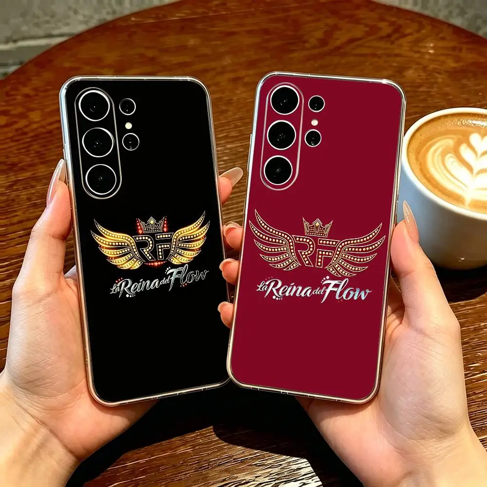 Queen of Flow La-Reina-Del-Flow  Phone Case For Samsung S25,S24,S21,S22,S23,S30,Ultra,S20,Plus,Fe Transparent Cover