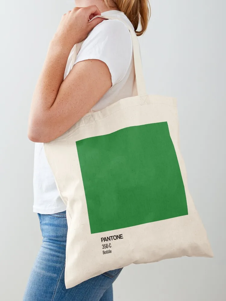 

Pantone - Green Bottle Tote Bag reusable grocery bags personalized tote Cloth bags Lady bags