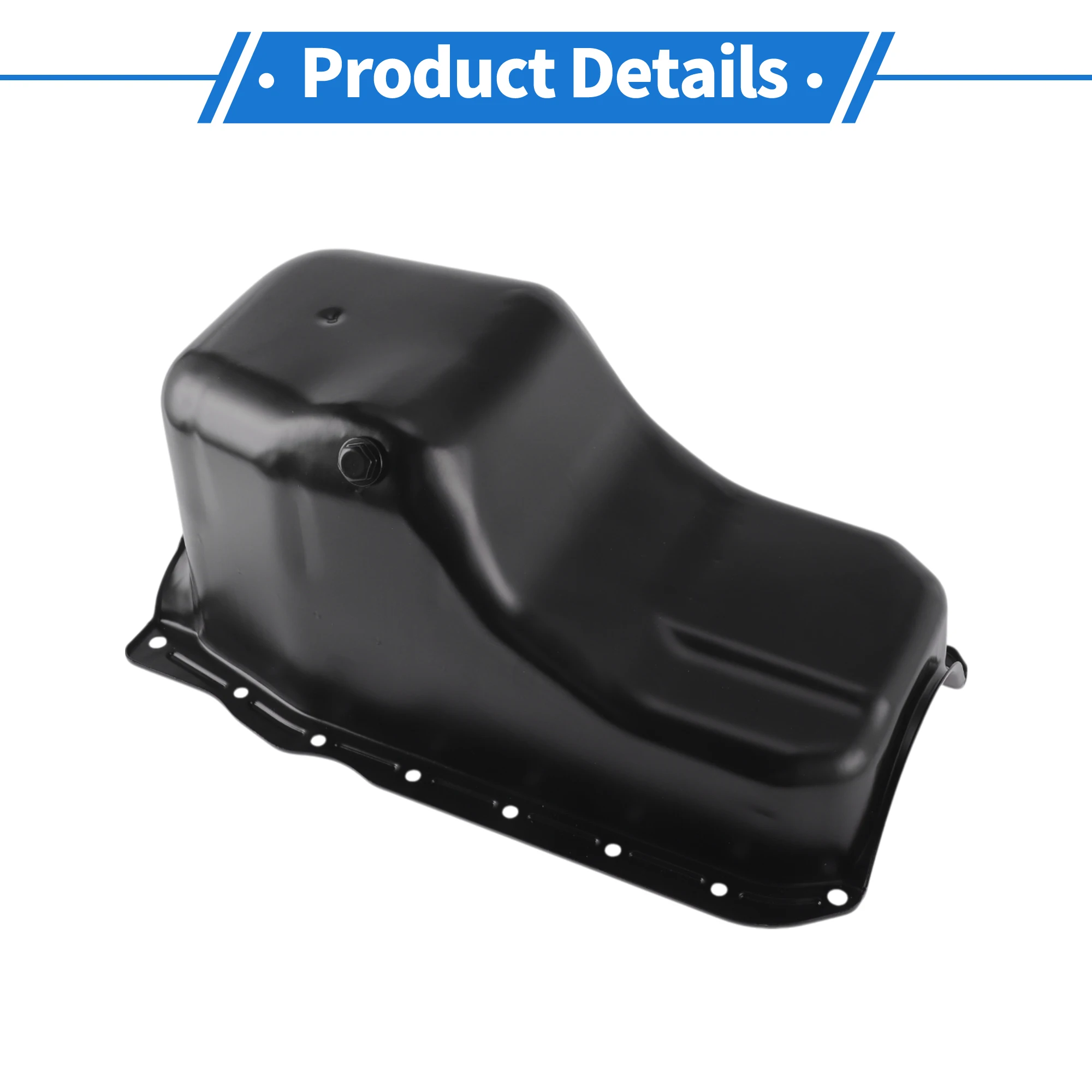 

UXCELL No.10054809 Engine Oil Pan Oil Pan Sump Transmission Oil Pan for Chevrolet Astro 1986-1995 Iron Black