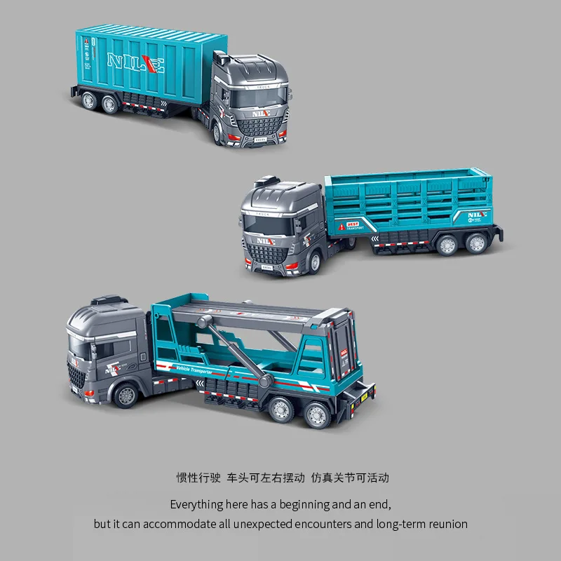 Multiple Models Inertial Large Urban Sanitation Transport Vehicle Series, Simulation Movable, Children's Car Model Toy,XT187