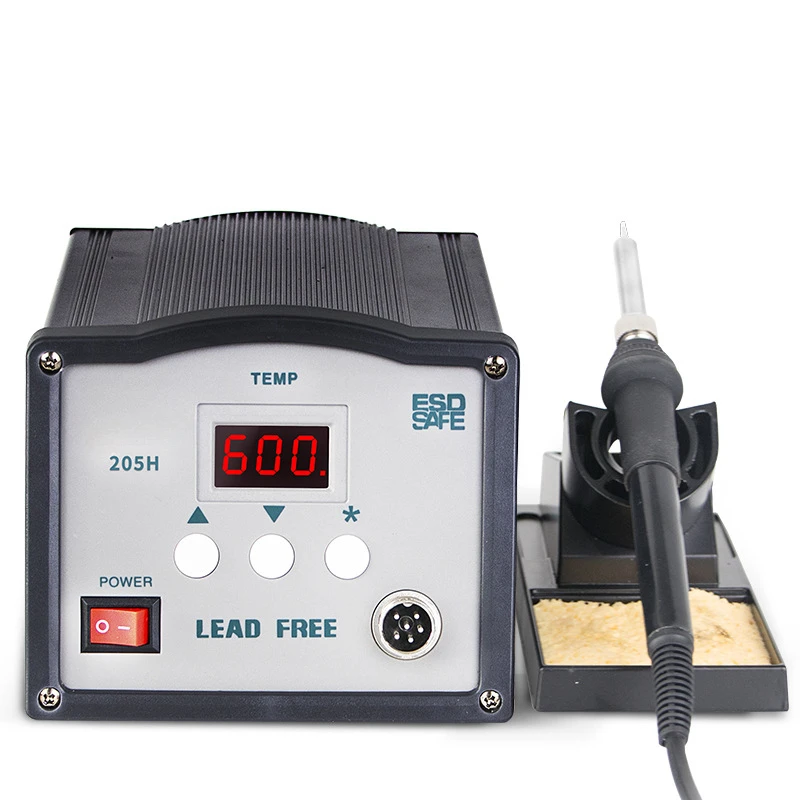 

205H 600 degrees intelligent soldering iron soldering station digital lead-free for BGA motherboard repair tools