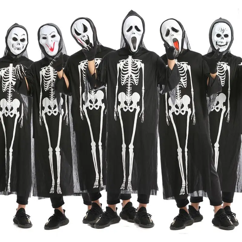 

Костюм призрака, скелет, этнический сценический костюм, женская традиционная одежда, осенний модный тренд