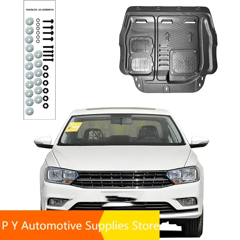 Onder Motor Beschermer Spatscherm Modder Spatbord Afdekking Plaat Spatbord Spatbord Beschermer Voor Volkswagen Bora 2016-2018 1.4T Auto Zwart