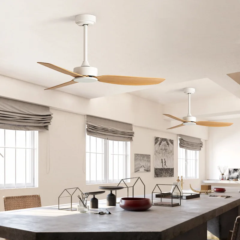 Nordic Industrial Variable Frequency Ceiling Fan Large Wind Restaurant Living Room Fan Hotel NO Light Electric Ceiling Fan