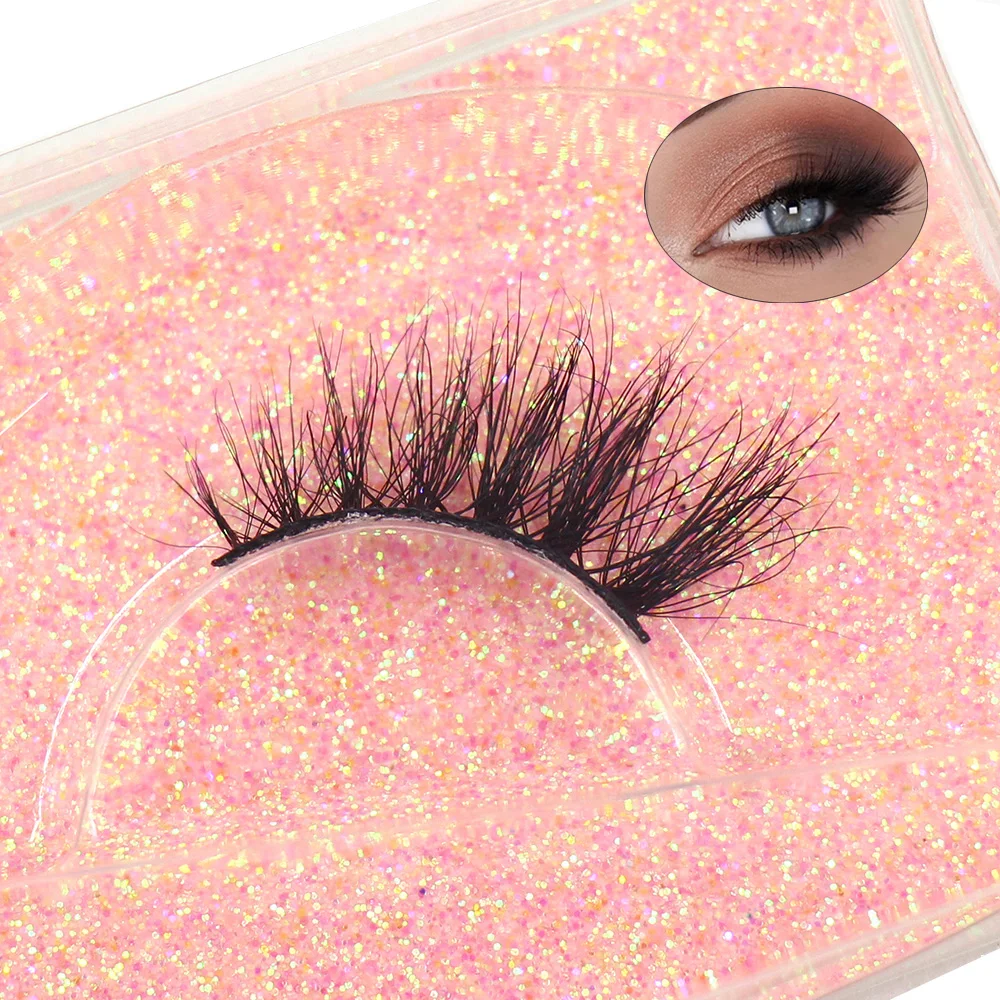 Dropshipping Half Lashes Strip Eyelashes Reusable Eyelashes Soft Wispy False Eyelashes For Daily Wear Real Mink Lashes Makeup
