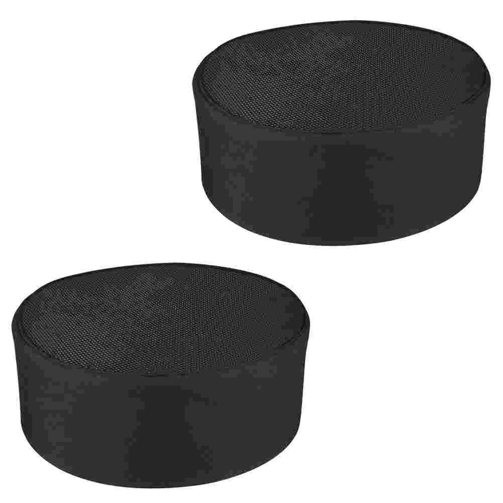 Gorro de Chef de 2 piezas para hombre, gorros ajustables para Catering, transpirable, protector plano, tela de algodón para trabajo