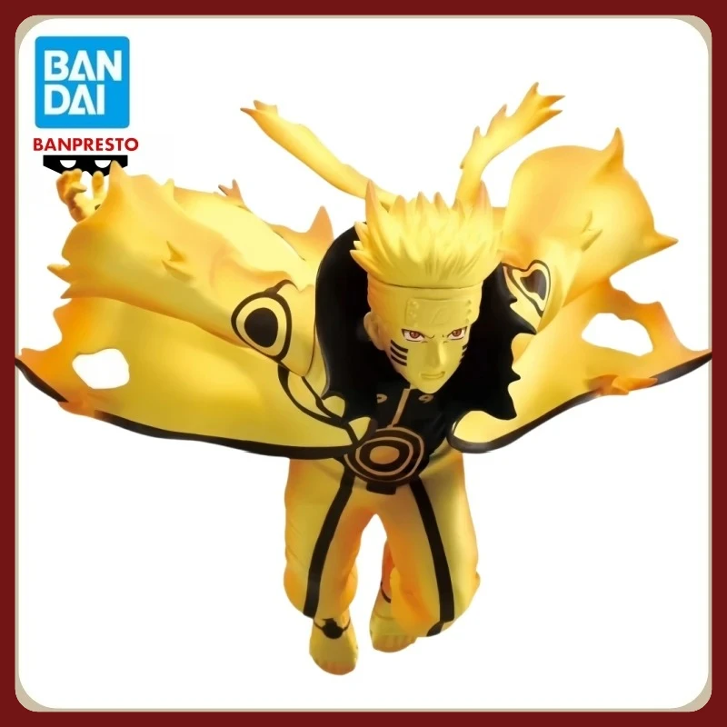 

Authentic Bandai Banpresto Naruto Shippuden Uzumaki Naruto Kurama Mode Vibration Stars Anime Figure 17cm Collectible Statue