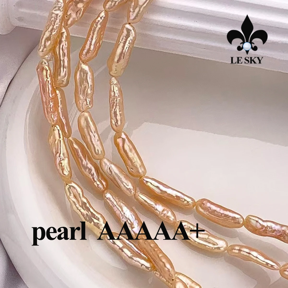 Natural Freshwater Pipa Pearl Beads Long Strip Shape Baroque Pearl Looose Spacer Beaded for Making DIY Jewerly Necklace Bracelet