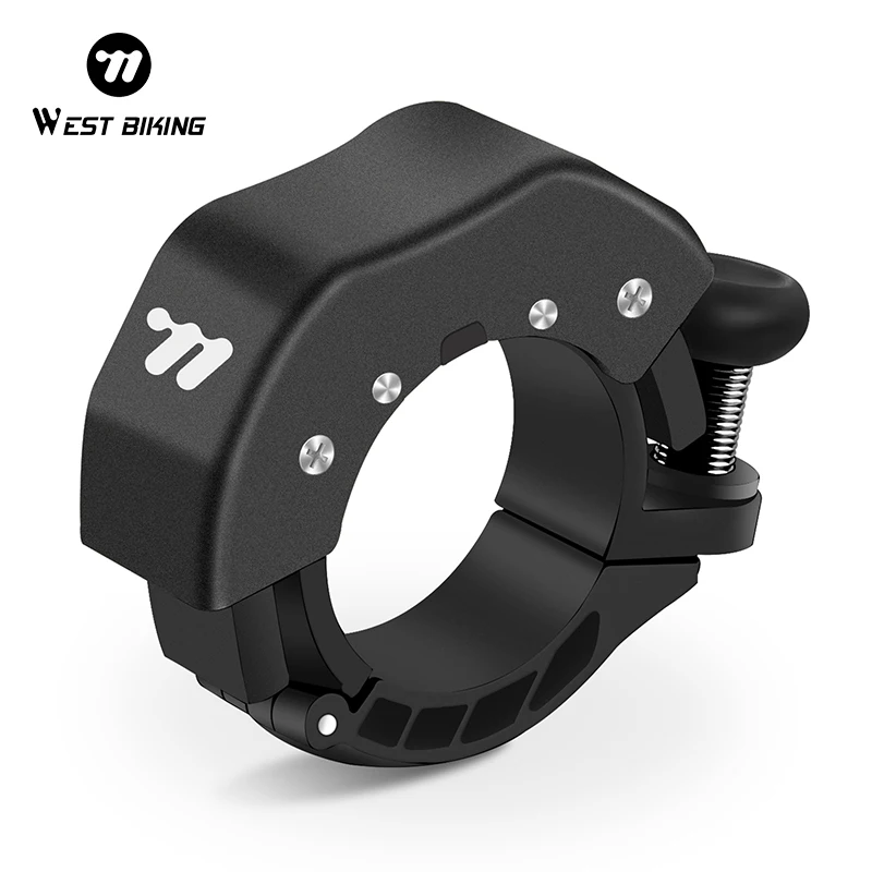 AliExpress West Biking WEST BIKING 85dB Bicycle Loud Bell 34.5g Lightweight Aluminum Alloy 22.2-31.8mm Handlebar Bike Horn for MTB Road Bike Scooter