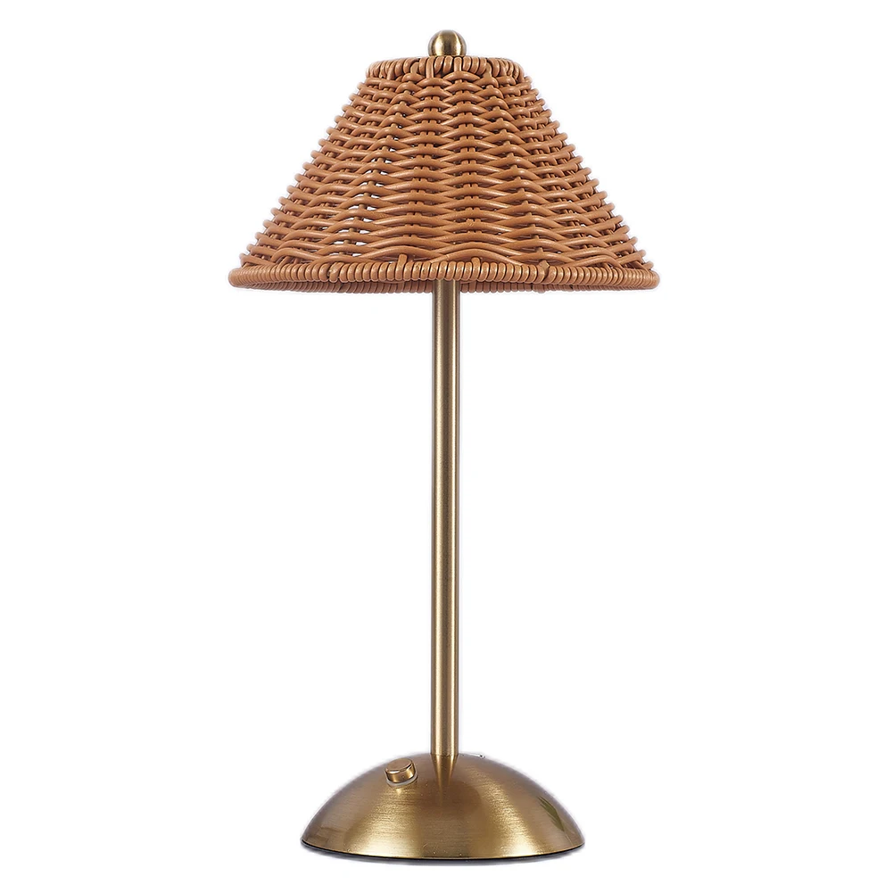 

Cordless LED Table Lamp Rechargeable Bedside Night Lamp 3 Color Stepless Dimmable Ambient Light for Living Room Dorm Home Office