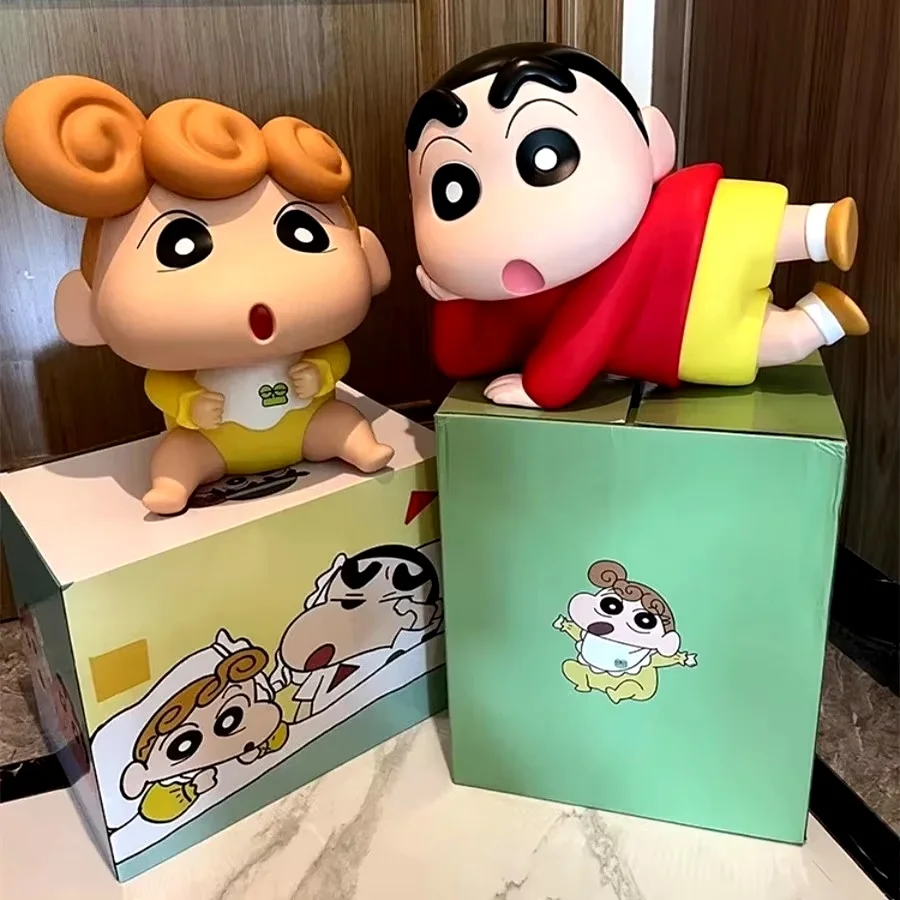 New Crayon Shin-Chan Collectible Surrounding Fashion Items Nohara Figure Glowing Bee Shinnosuke Extra Large Night Light Kid Gift