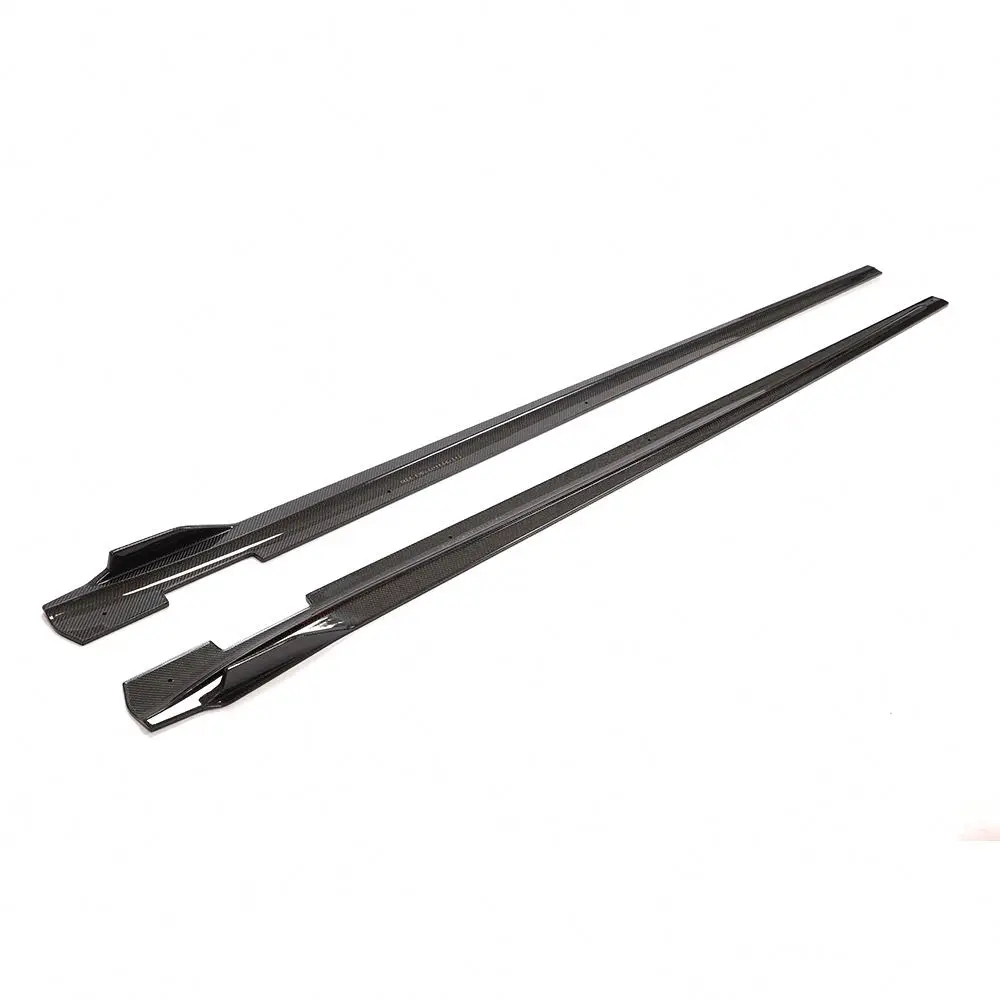 Carbon Fiber 971 Auto Side Skirts Winglet Kit For Porsche Panamera 971 GTS Turbo Sport Hatchback 4-Door 2017-2019