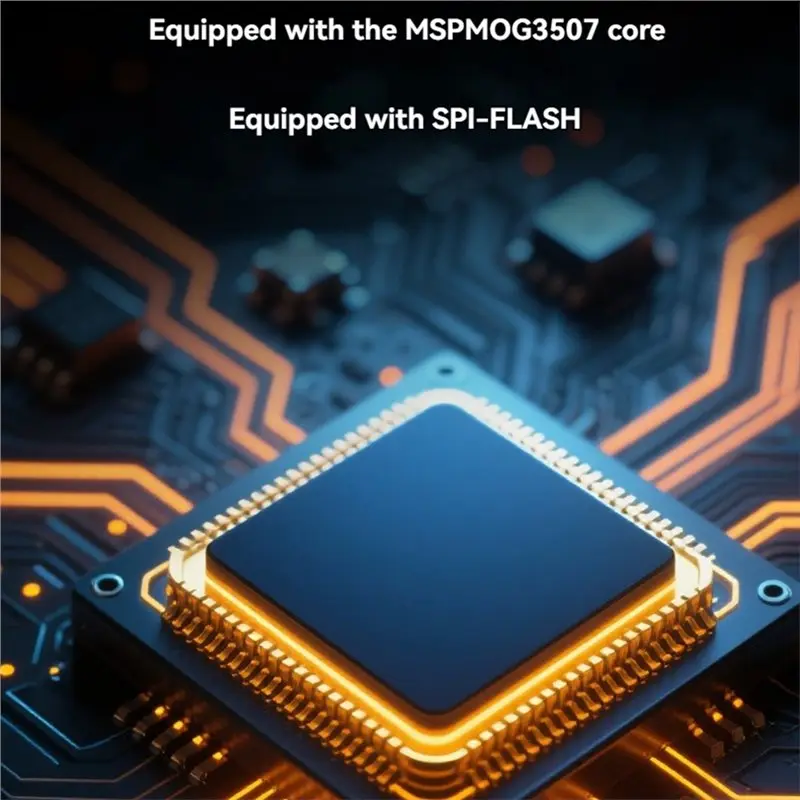 

T82C Hot Sale-USB+ UART+ Daplink Programming For MSPM0G3507 Core Development Board With SPI-FLASH For TI Cup Esports