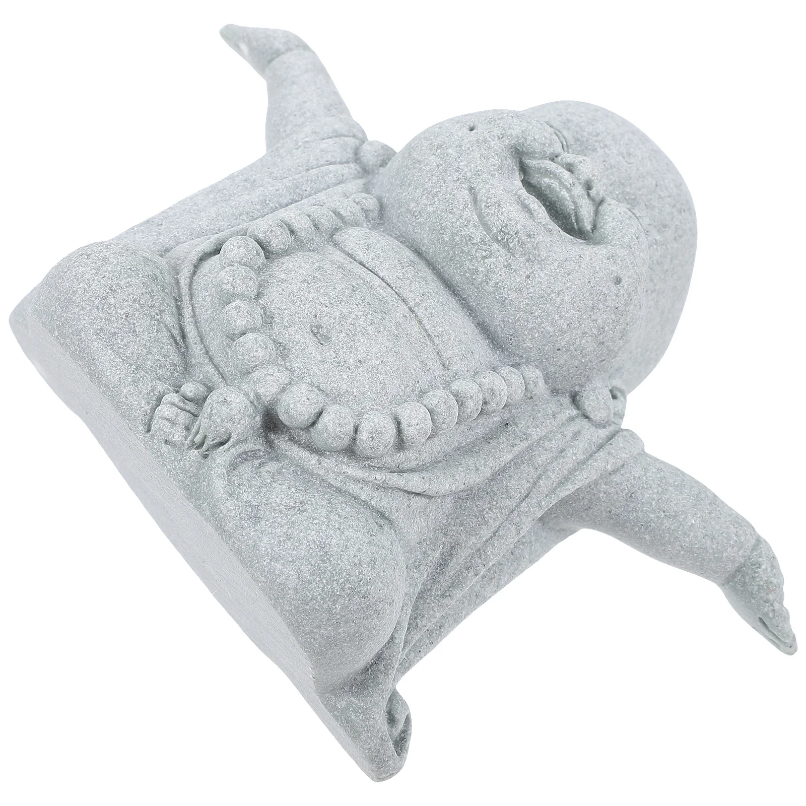 

Mini Buddha Sandstone Aquarium Decor Fish Small Buddha Statue Tank Ornament Home Garden Desktop Decoration Sculpture