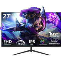 27inch 165Hz Gaming Monitor IPS 350cm/d2 Gaming Display DP HDMI FHD Desktop Ultra-thin Computer Screen Monitor