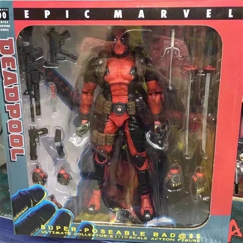 NECA X-Men Deadpool Actionfigur Superheld Deadpool Figur EPIC Ultimate 20CM Sammlermodell Spielzeugpuppe Geburtstagsgeschenk – Detail 6