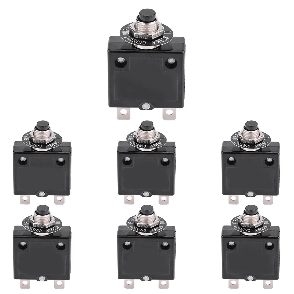 10A Circuit Breaker Manual Reset Thermal  Circuit Breaker Over Current Overload Protector Over Current Protector