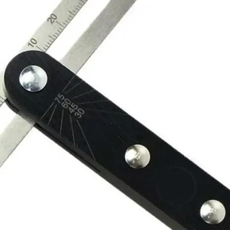 80mm T Shape Angle Ruler High Woodworking Measuring Tool Adjustable Locking Nut Square Gauge For Carpentry Marking