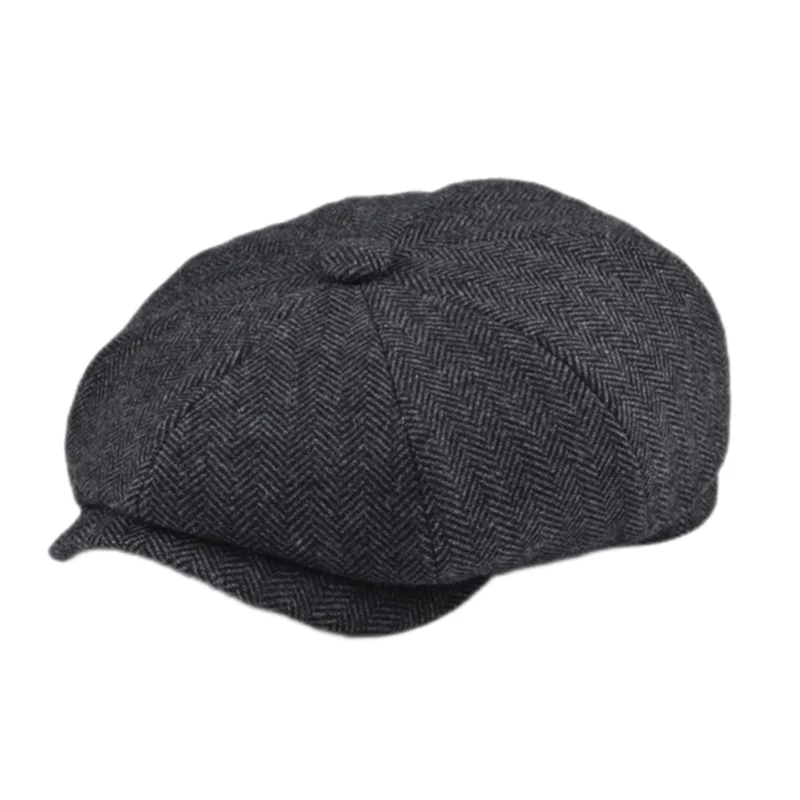 Newsboy Hat Bloody Gangster Octagon Hat Retro Hat Instagram Hat Peaky Razor Blade Man