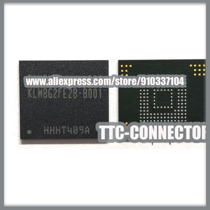 5pcs/lot KLM8G2FE2B-B001 KLM8G2FE3B-B001 KLM8G4DEHE-B101 KMQ8X000SA-B414 KMQE60006M-B318 chips Memory ICs