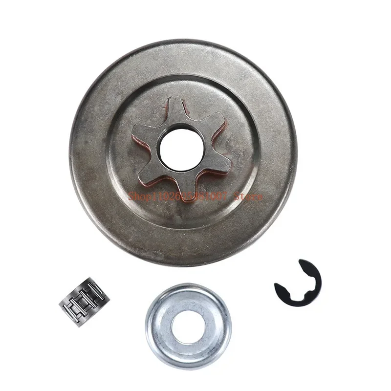 1set 6T Clutch Drum Sprocket Washer E-Clip Kit for STIHL 017 018 021 023 025 MS170 MS180 MS210 MS230 MS250 Spare Parts