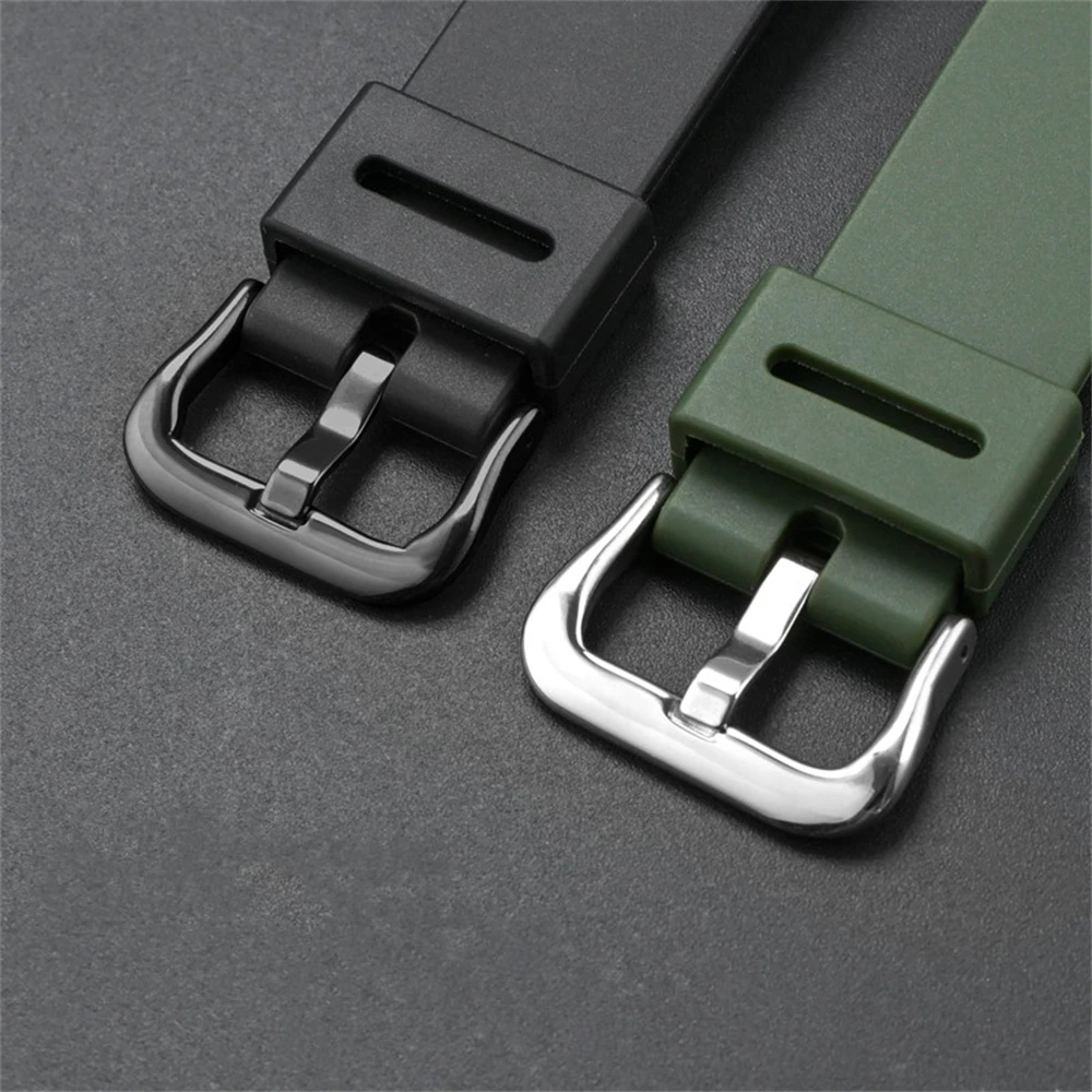 Watch Strap for GM-S2100 Soft resin TPU Watchband Pin Buckle Wrist band Bracelet Belt Quick release Sports waterproof strap prot