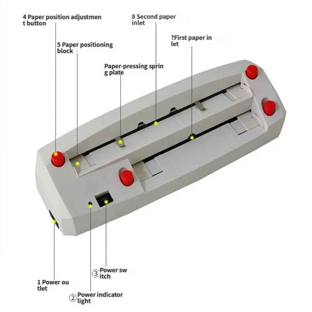 NEW high quality Automatic Name Card Slitter Name Card Cutter A4 Size Business Card Cutting Machine 90*54mm