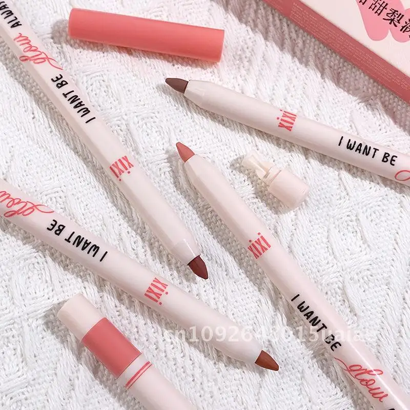 Xixi Sweet Pear Vortex Lip Liner ปากกา เนื้อนุ่มเนียน ใช้งานง่าย Matte Finish Lip Liner สําหรับสภาพผิวที่เป็นกลาง