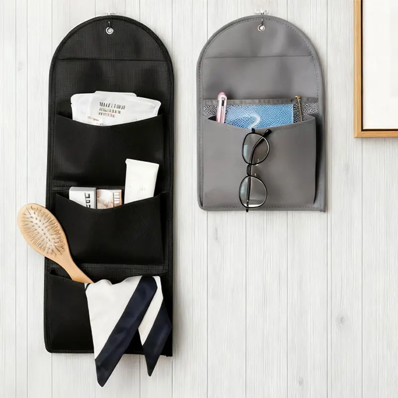Multifunctional Wall Hanging Storage Bag Large Capacity for Home Dorm Keys Cosmetics Accessories
