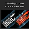 Chauffe-eau électrique instantané sans réservoir, 110 W, 220V/5500 V, usage domestique polyvalent, douche chaude 5