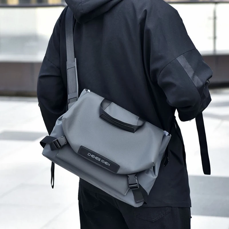 Men Business Crossbody Bags Casual Commuter Bag Large Capacity Sports Shoulder Pack Multifunctional Outdoor Travel Daypack