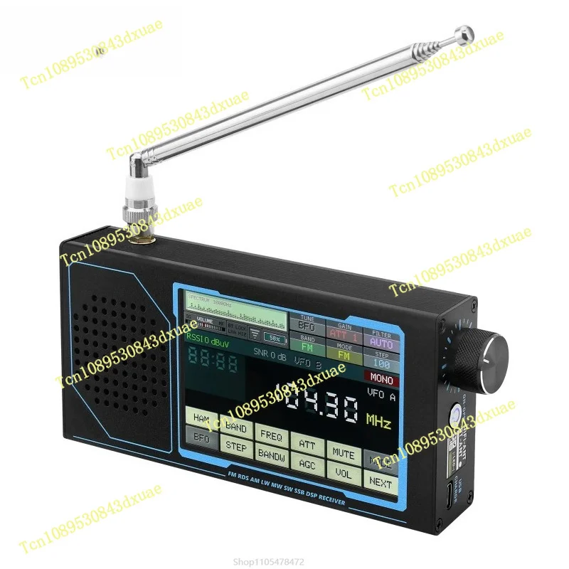 forWishcolor ATS25ULTRA FM SW SSB MW LW AIR SDR Receiver Aviation Band Receiver Supports Bluetooth WiFi with 4-inch Touch Screen