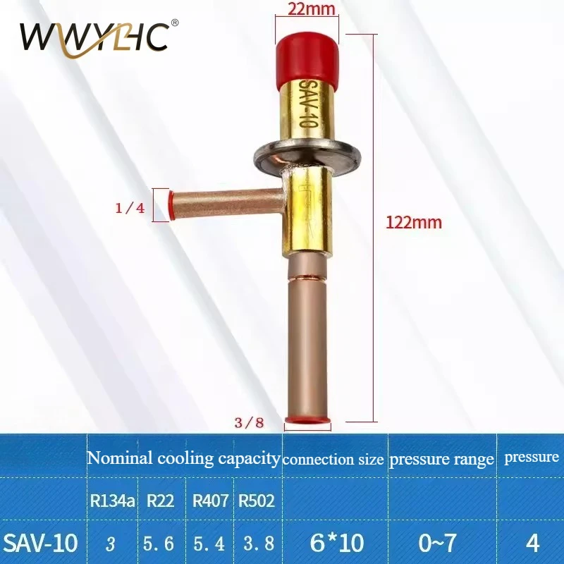 1PCS Refrigeration Energy Regulating Valve Hot Gas Bypass Valve Expansion Valve Refrigeration Dryer SAV Bypass